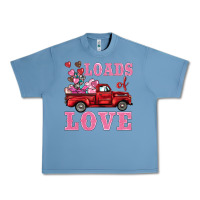Pebble Blue loads of love truck Urban Heavy Tee - BarkalooDesign