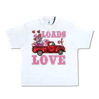 White loads of love truck Urban Heavy Tee - BarkalooDesign