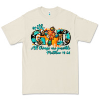Bone with god all things are possible. cross Premium Tee - AdoDesignShop