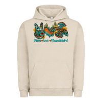 Pigment French Oak peace love thunderbird Urban Hoodie - OliviaCreatesArt