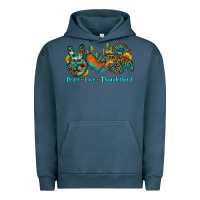 Pigment Midnight Navy peace love thunderbird Urban Hoodie - OliviaCreatesArt