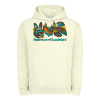 Pigment Pistachio peace love thunderbird Urban Hoodie - OliviaCreatesArt