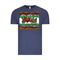 Vintage Denim Peace Love Christmas Trees Vintage Tee - Jasminsmagicworld
