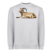Heather Grey Spanish Goat Heavyweight Sweatshirt - LillyAllenDesigns