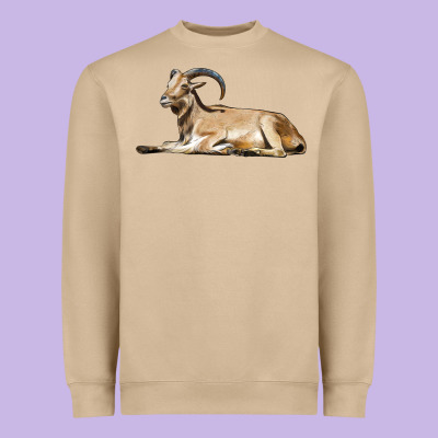 Spanish Goat Heavyweight Sweatshirt Designed By Lillyallendesigns