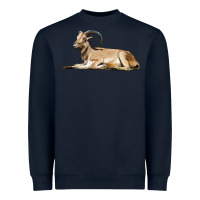 Navy Spanish Goat Heavyweight Sweatshirt - LillyAllenDesigns