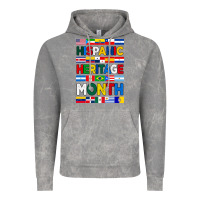 Cloud Rock hispanic haritage month flags Vintage Hoodie - BundleAndBundleShop