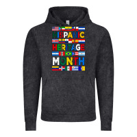 Vintage Arctic hispanic haritage month flags Vintage Hoodie - BundleAndBundleShop