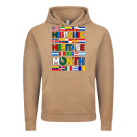 Vintage Coffee hispanic haritage month flags Vintage Hoodie - BundleAndBundleShop