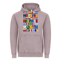 Vintage Zinc hispanic haritage month flags Vintage Hoodie - BundleAndBundleShop