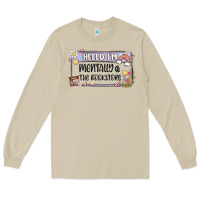 Mushroom hello im mentally at the bookstore Long Sleeve Tee - MaliasSmallBusiness