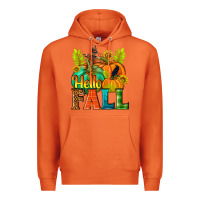 Carrot Hello Fall Premium Hoodie - NancyCooperArtShop