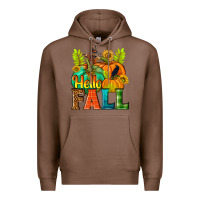 Chestnut Hello Fall Premium Hoodie - NancyCooperArtShop