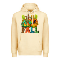 Pina Colada Hello Fall Premium Hoodie - NancyCooperArtShop