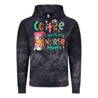 Cloud Black coffee gives me nurse powers Vintage Hoodie - Jasminsmagicworld