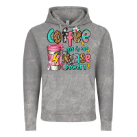 Cloud Rock coffee gives me nurse powers Vintage Hoodie - Jasminsmagicworld
