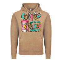 Vintage Coffee coffee gives me nurse powers Vintage Hoodie - Jasminsmagicworld