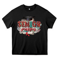Black senior 2023 mom Heavy Core Tee - Zillion Design Studio