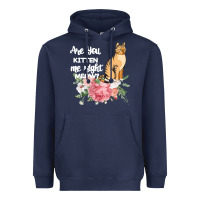 Navy Cat Maine coon gift kidding kitten meow pussycat Heavyweight Hoodie - Bettercallsaul