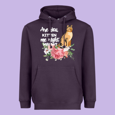 Cat Maine Coon Gift Kidding Kitten Meow Pussycat Heavyweight Hoodie Designed By Bettercallsaul