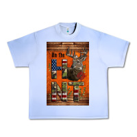 Grape Ice Western On The Hunt Deer Urban Heavy Tee - LillyAllenDesigns