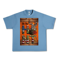 Pebble Blue Western On The Hunt Deer Urban Heavy Tee - LillyAllenDesigns