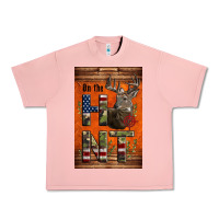 Salmon Western On The Hunt Deer Urban Heavy Tee - LillyAllenDesigns