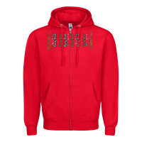 Red teacher gemstone and pink flower libbey glass Zipper Hoodie - BundleAndBundleShop