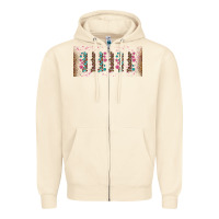 Sandshell teacher gemstone and pink flower libbey glass Zipper Hoodie - BundleAndBundleShop