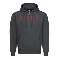 Smoke teacher gemstone and pink flower libbey glass Zipper Hoodie - BundleAndBundleShop
