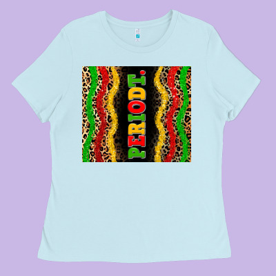 Juneteenth Periodt Ladies Tee Designed By Zillion Design Studio