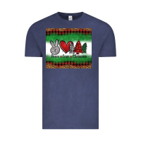 Peace Love Christmas Trees Vintage Tee | Teevron
