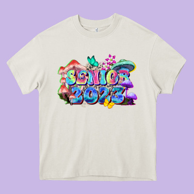 Senior 2023 Heavy Core Tee Designed By Zillion Design Studio