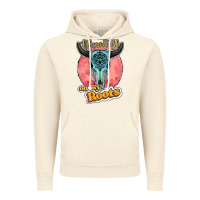 Vintage Artic blame it all on my roots bull skull black Vintage Hoodie - JahusDesignShop