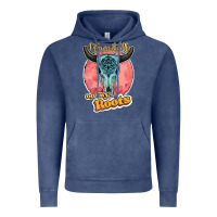 Vintage Denim blame it all on my roots bull skull black Vintage Hoodie - JahusDesignShop