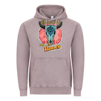 Vintage Zinc blame it all on my roots bull skull black Vintage Hoodie - JahusDesignShop
