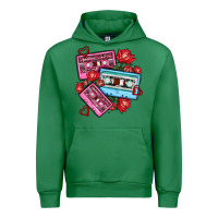Emerald valentines day casette olivia Urban Hoodie - OliviaCreatesArt