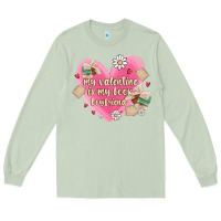 Matcha my valentine is my look boyfriend Long Sleeve Tee - MaliasSmallBusiness