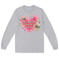 Moon Dust my valentine is my look boyfriend Long Sleeve Tee - MaliasSmallBusiness