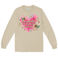 Mushroom my valentine is my look boyfriend Long Sleeve Tee - MaliasSmallBusiness