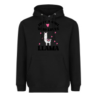 Black Llama Just A Girl Who Loves Llamas Heavyweight Hoodie - Bettercallsaul