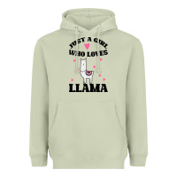Matcha Llama Just A Girl Who Loves Llamas Heavyweight Hoodie - Bettercallsaul