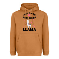 Meerkat Llama Just A Girl Who Loves Llamas Heavyweight Hoodie - Bettercallsaul