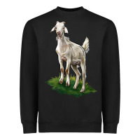 Black Kiko Goat Heavyweight Sweatshirt - LillyAllenDesigns