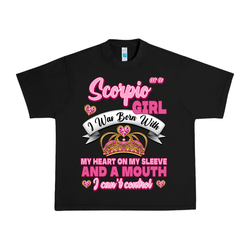 As A Scorpio Girl Zodiac Girls Urban Heavy Tee by Jasminsmagicworld | Teevron
