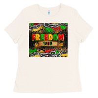 Bone juneteenth freedom 1865 Ladies Tee - Zillion Design Studio