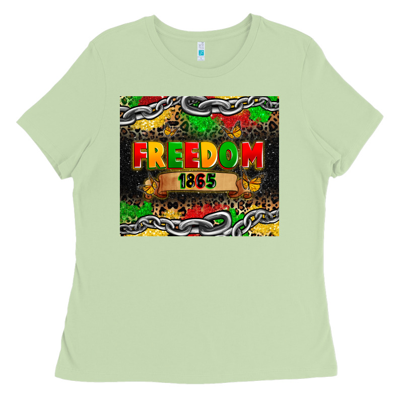 Juneteenth Freedom 1865 Ladies Tee by Zillion Design Studio | Teevron