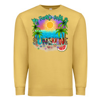 Antique Gold My favorite color is sunshine Premium Sweatshirt - NancyCooperArtShop