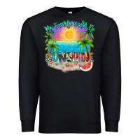 Black My favorite color is sunshine Premium Sweatshirt - NancyCooperArtShop