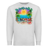 Dove Grey My favorite color is sunshine Premium Sweatshirt - NancyCooperArtShop